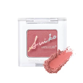 SUIKO Mineral Multi-Color Powder 0.1 oz (2.5 g) (02 Peony Pink) Multi-functional Mobile Cosmetics Beautiful Color Eyeshadow Eye Color/Face Color/Lip