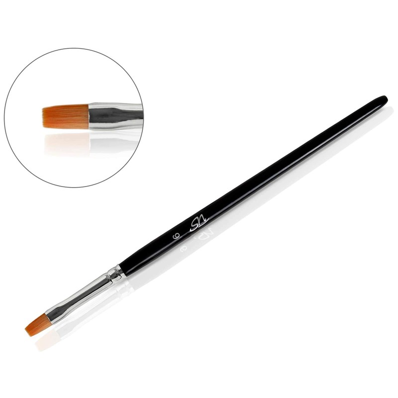Nail Design Professional Gel Brush Real Hair and Synthetic Hair
