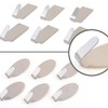 6-Pack Wall-Mounted Multi-Purpose Hooks for Kitchen, Bathroom, Entryway Towels Accessory 4ea