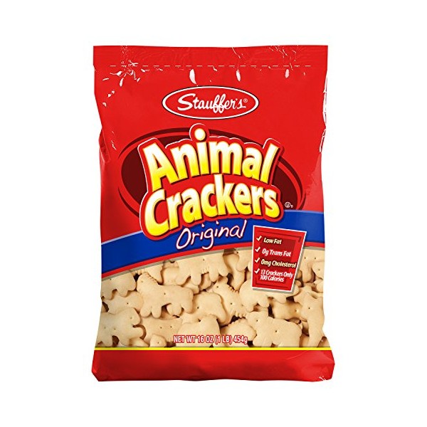 Stauffers Animal Cookie Bag, 16-Ounce Bags