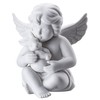 Angel Medium White Matt Angel with Rabbit