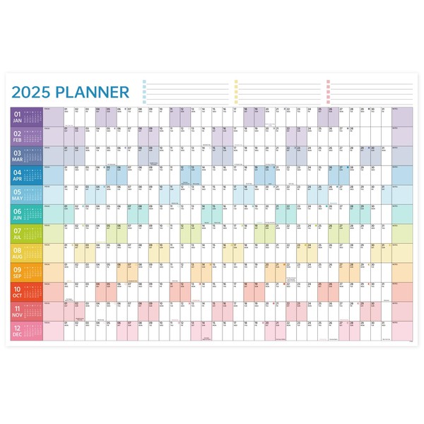 2025 Wall Calendar - Yearly Wall Calendar 2025, January 2025