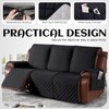 KinCam Recliner Sofa Covers for 3 Seat, 100% Waterproof Reclining