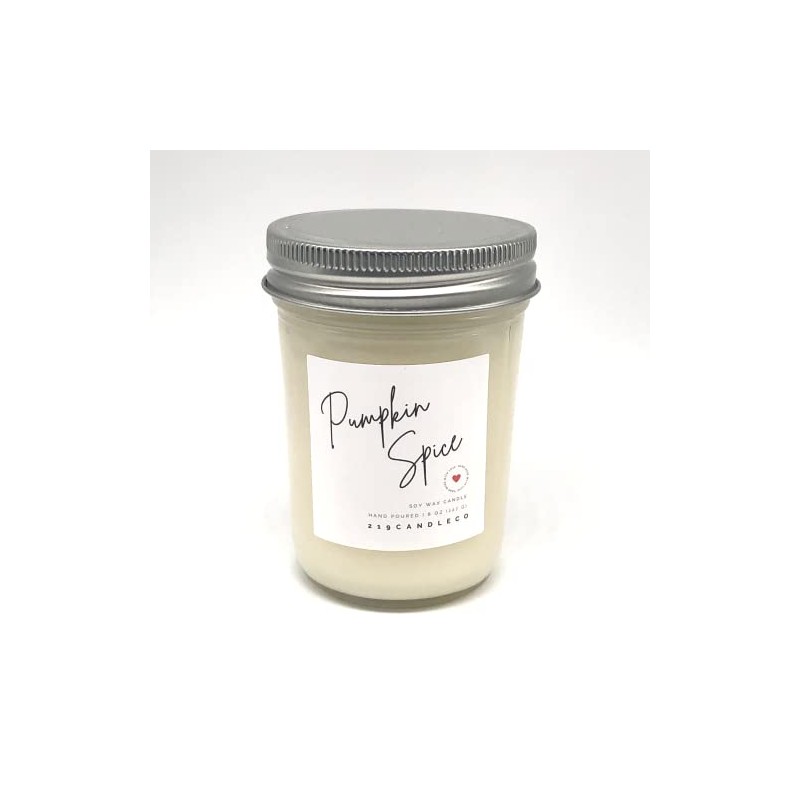 Pumpkin Spice Scented Candle, Fall Candle, Soy Candle, Autumn Candle,