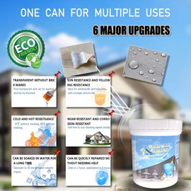 ABUPING Waterproof Sealant, Acrylic polyols for The Preparation of high Performance Industrial coatings, Invisible Waterproof Coating, 70oz Suitable for Indoor and Outdoor Brick Wall, Metal, Ceramic