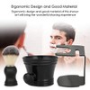 Kit Cuidado Barba Juego Brochas Afeitar Soporte Tazón Jabón Herramienta