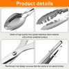 3‑Pack Stainless Steel Kitchen Serving Tongs for Buffet Party Catering