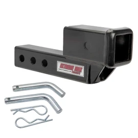 EXTAI Extreme Max 5001.6507 Solid Shank Receiver Extension - 2" Rise, Includes Two Hitch Pins