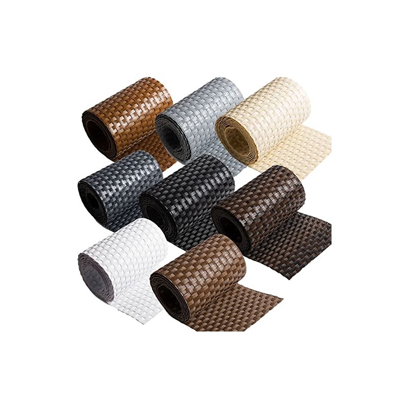 1 x Poly Rattan Privacy Screen Strips for Double Rod