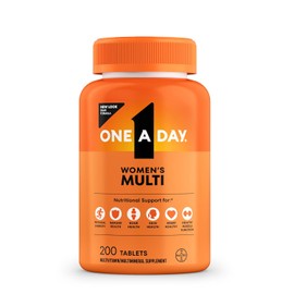  One A Day Complete Women's Daily Multivitamin with Biotin & Iron (200ct)