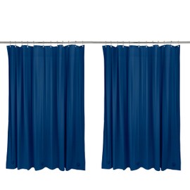 Bath Bliss 2 Pack PVC Heavy Weight Shower Curtain Liner | 4G | 70" x 72" | Rust Resistant Copper Grommets | Magnetic Hem | White