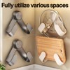 sea incrsion Adjustable Pot Lid Holder with Suction Cup, Wall-Mounted