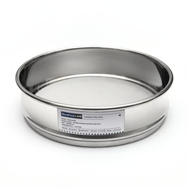 Lab Sieves 120 Mesh, Economy Test Sieve #120 Mesh, 4'' Diameter, 304 Stainless Steel Wire Cloth φ10×4.5cm