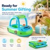 Car-Shaped Toddler Pool Float for Kids – Inflatable Swim Boat