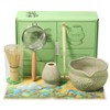 7 Pcs Matcha Tea Set with Whisk Bowl Stir Brush