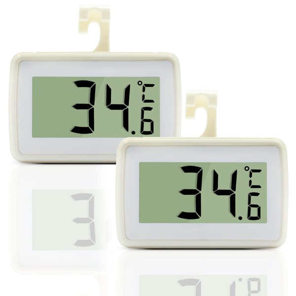 Fridge Thermometers Digital Refrigerator Thermometer, Waterproof Freezer Digital Fridge Thermometer,High
