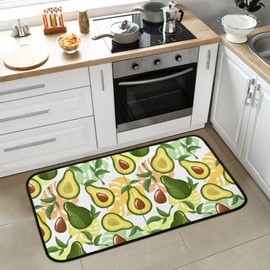 Bisibuy - Alfombras y Tapetes Antideslizantes de Cocina Exóticas y Absorbentes Mate para Cocina, Cómodas, para el Piso, Hogar, Oficina, Fregadero, Baño, Decoración de Granja, 39 x 20 Pulgadas