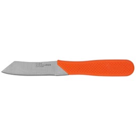 Zenport K125 Fruit and Mushroom Knife, 2.75 Inch Stainless Steel Blade, Orange - 6 Pack