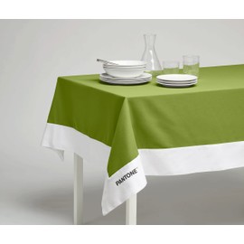 Pantone™ - Rectangular Tablecloth for 6 Seater 140 x 180 cm, 100% Cotton 220 g. - Light Green