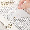 200 Sheets Transparent Sticky Notes, Transparent, Waterproof, Clear Sticky Notes,