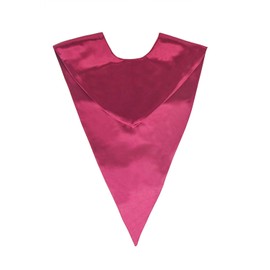 GraduatePro Unisex V Shape Choir Stole for Adults Church Solid Color Maroon