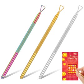 JIYIN 3 Pcs Lottery Ticket Scratcher Tool, Metal Scratch Off Tool, Lottery Scratcher Tool, Lotto Scratcher Label Scraper, Multi-Use Scraping Tool for Flawless Reveals Pin Numbers on Present Cards