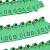 100Pcs TPU Pig Cow Ear Tag with Number 001‑100 Ear