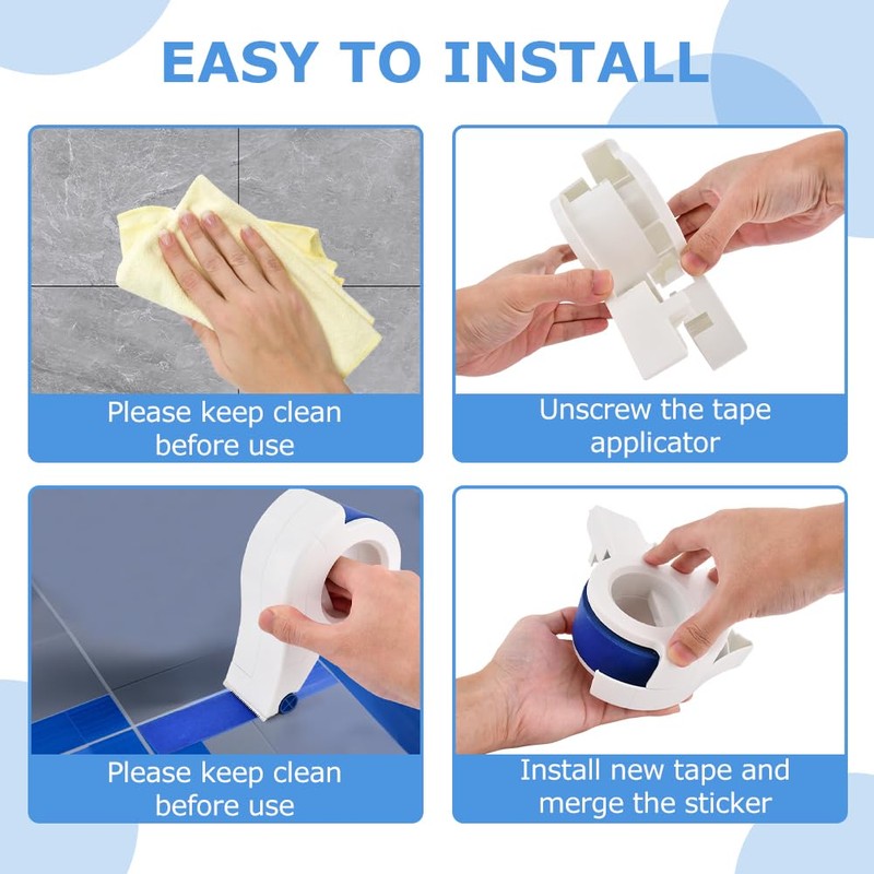 QKDS Masking Paint Tape Dispenser, Portable Paint Tape Applicator for