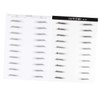OHPHCALL Artificial Eyebrow Patches 2 Sheets/20 Pairs for Men Eyebrow