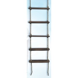 HS Decorative Nautical Rope Ladder w/Wood Steps