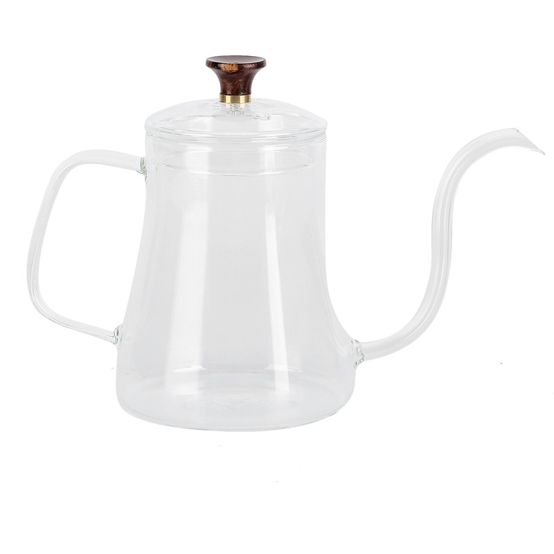 Glass Coffee Pot Swan Neck Thin Mouth Kettle HandMade Coffee