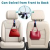 Heroway Purse Hook for Car, Adjustable Headrest Bag Seat Hooks