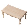 TOYANDONA Dollhouse Table 1:12 Miniature Miniature Tea Table Wooden Furniture