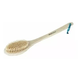 Ecotools Cepillo De Ecotools De Baño De Cerdas Suaves, Mango Largo, E