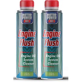 MotorPower Care Engine Flush 2-Pack — Gasoline, petrol & Diesel | Use Before Oil Change to Clean Engine Deposits | Restores Performance, 16.9 fl oz Each