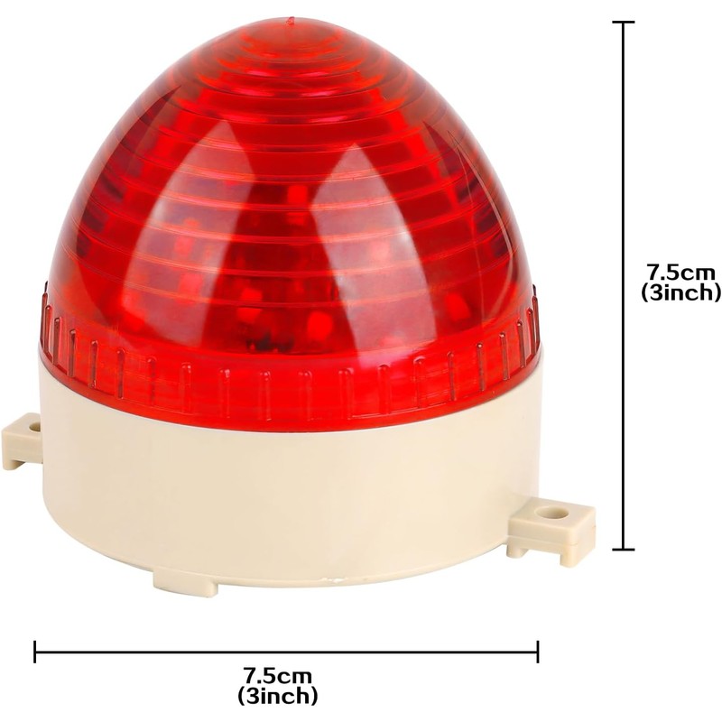 AC 110V Red LED Warning Light Bulb Signal Tower Lamp