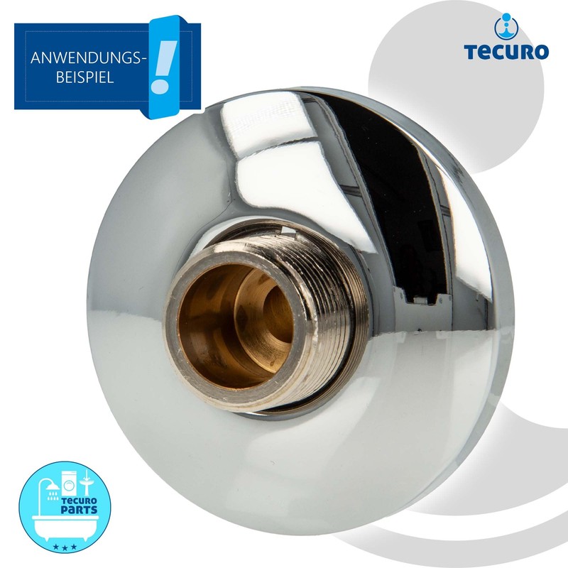 Tecuro Threaded Socket 3/4 Inch Diameter 70 mm x Height