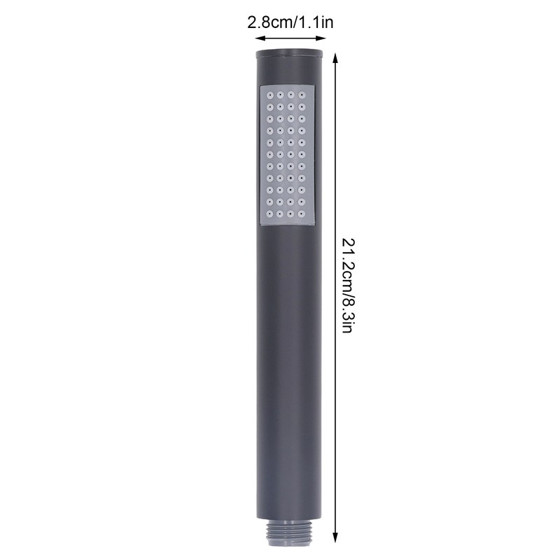 Handheld Shower Head High Pressure Avoid Clog Nozzles Stainless Steel