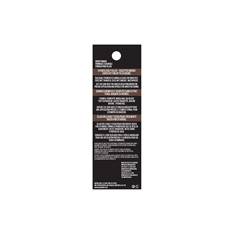 Maybelline New York Tattoostudio Brow Pomade Long Lasting, Buildable, Eyebrow