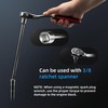 Spark Plug Wrench 14 mm 360° Rotating Lengthen Magnetic Spark