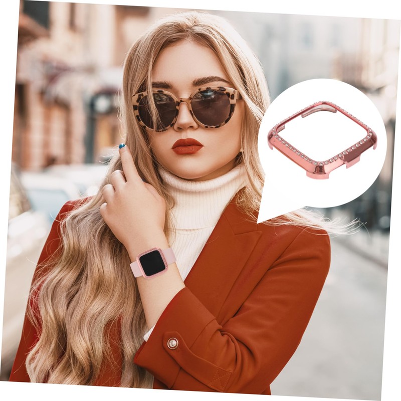 WOONEKY Diamond Protective Case Hollow Cover Pc Plastic Shell Scratch