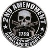 Hot Leathers 4" Second Amendment Homeland Security Patch PPA5950-4 Width