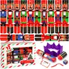 SURCVIO 12 Pack Non-Snap Christmas Table Party Favors with Party