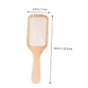 Ipetboom 2pcs Wooden Scalp Massage Comb Hair Combs Detangler Brush