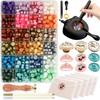 Wax Seal Electric Kit with 24 Colors Wax Seal Beads