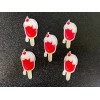 5pc. Ice Cream Cart, So Kawaii! Planar, Resin Popsicle, Flatback,