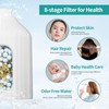 MIAOHUI High Pressure Rain Shower Head with 7 Settings Handheld