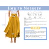 chouyatou Women's Elegant High Waisted Side Slit Irregular Bohemian Maxi