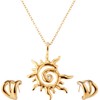 Omky Set de Joyería para Mujer – Collar Sol en
