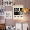 ELMCH Minimalist Christian God Is Good Wall Art Decor, 12x16